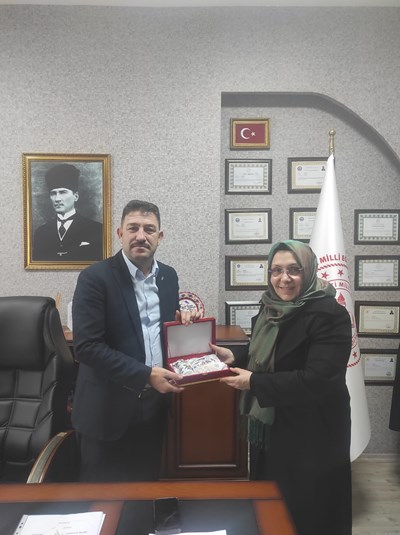 Trabzon Çarşıbaşı İlçe Milli Eğitim Müdürü'ne Ziyaret